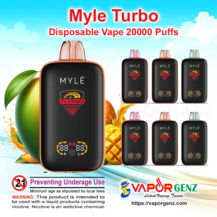 Myle Turbo Disposable Vape 20000 Puffs