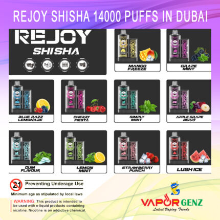 Rejoy Shisha 14000 Puffs in Dubai