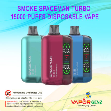 Smoke Spaceman Turbo 15000 Puffs Disposable Vape