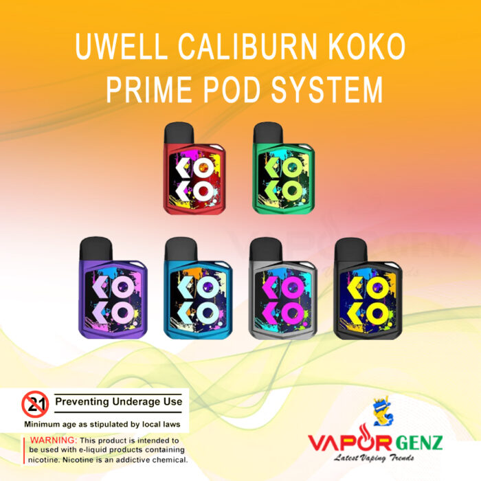 New Uwell Caliburn Koko Prime pod system UAE