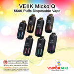 Best VEIIK Micko Q 5500 Puffs Disposable Vape in Dubai